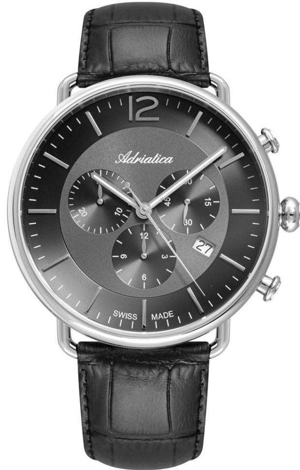 Швейцарские наручные часы Adriatica A8299.5256CH с хронографом