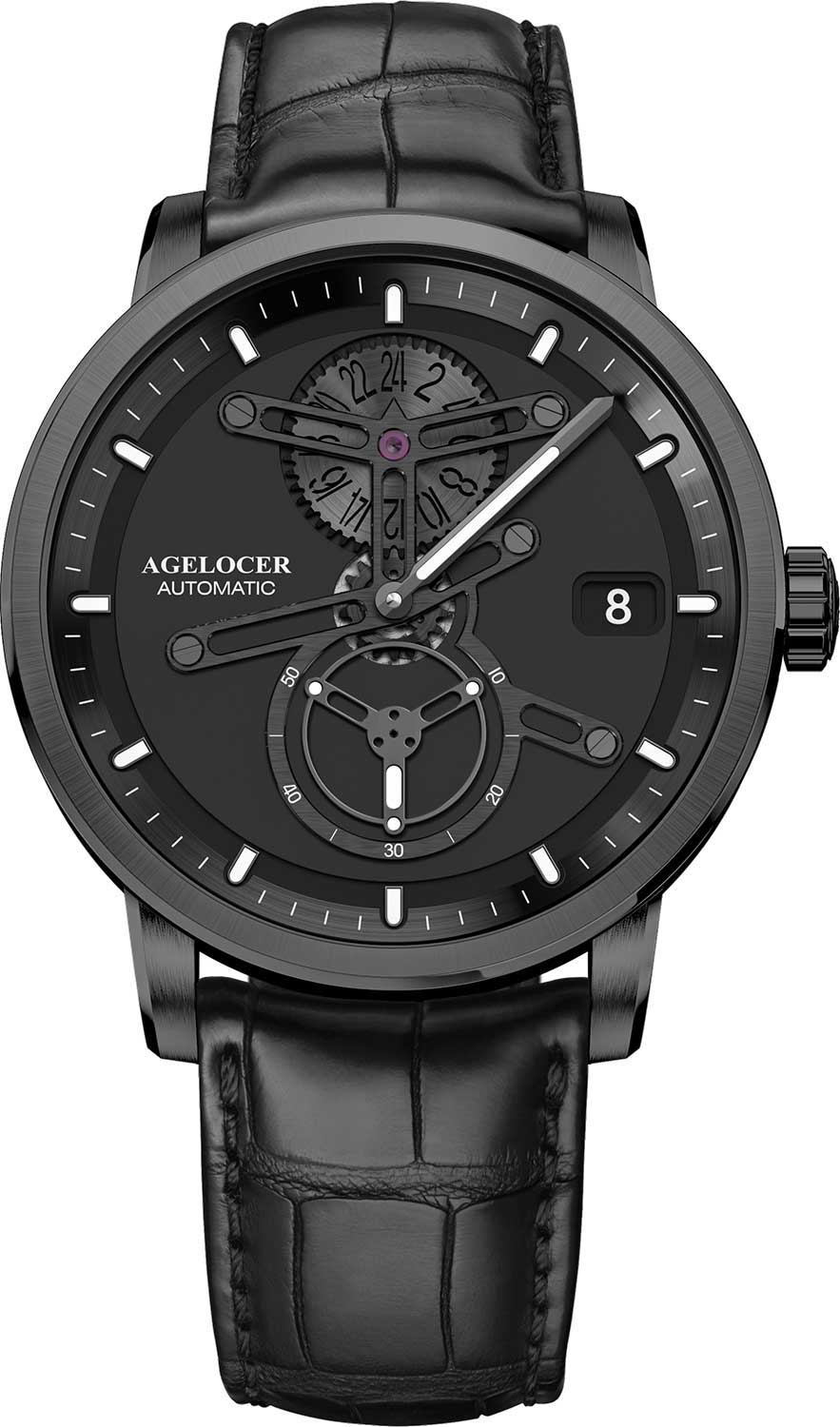 Механические наручные часы AGELOCER 5502J1-ucenka
