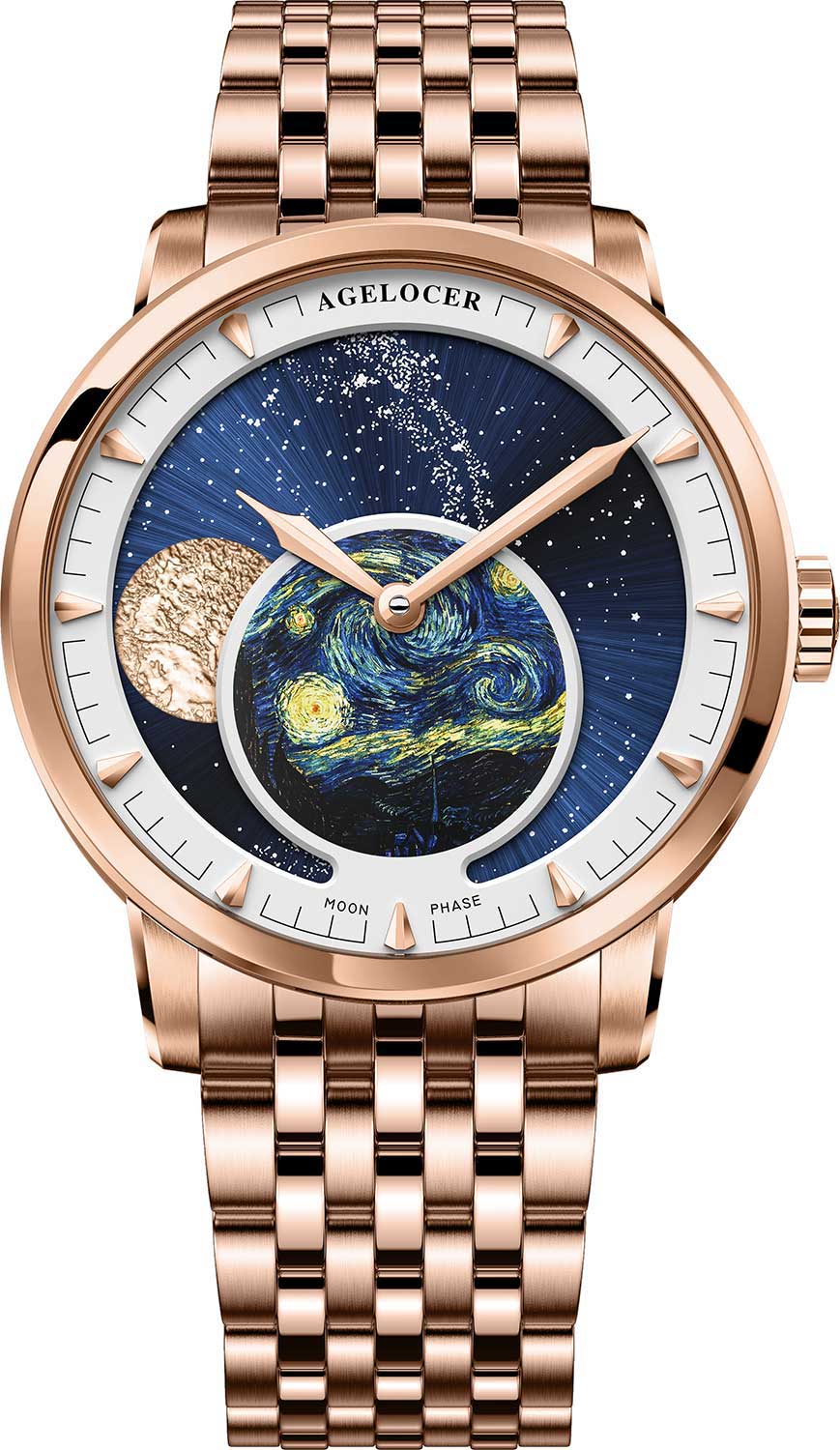 Механические наручные часы AGELOCER 6401D9-ucenka