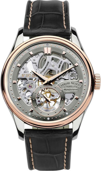 Швейцарские механические наручные часы Armand Nicolet 8620S-GL-P713GR2