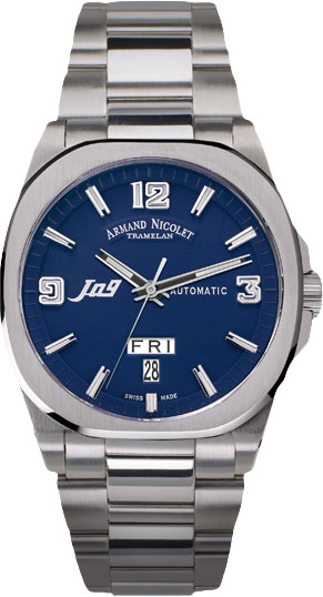Швейцарские механические наручные часы Armand Nicolet 9650A-BU-M9650