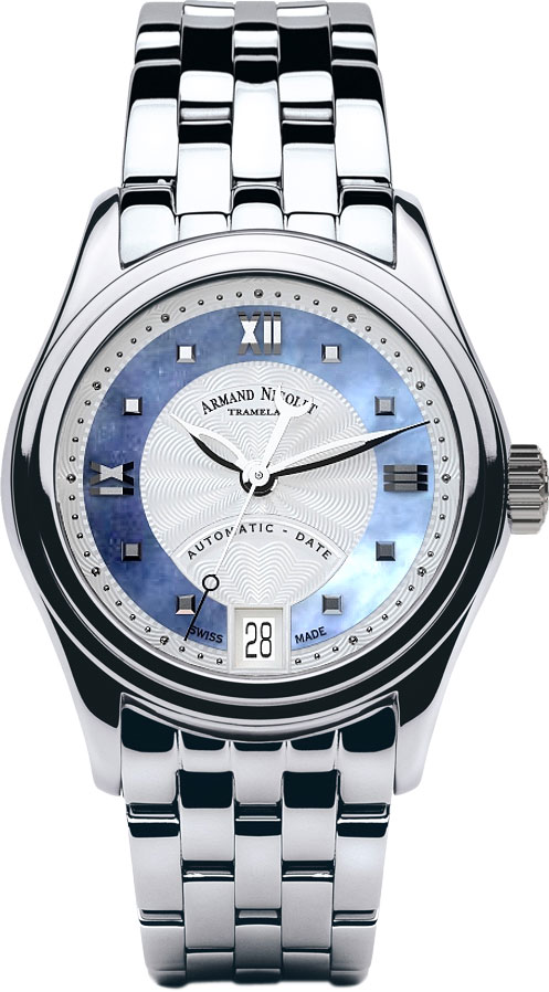 Швейцарские механические наручные часы Armand Nicolet A151AAA-AK-MA150