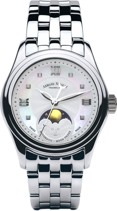 Швейцарские механические наручные часы Armand Nicolet A153AAA-AN-MA150