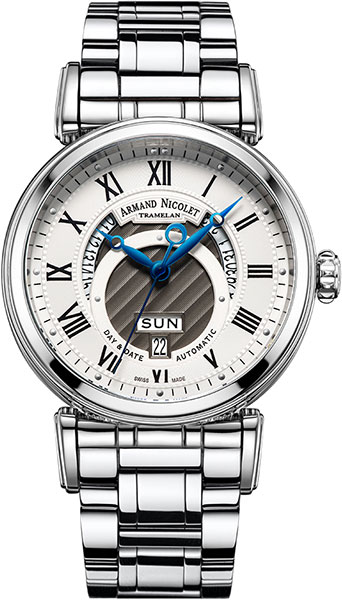 Швейцарские механические наручные часы Armand Nicolet A420AAA-AG-MA2420AA