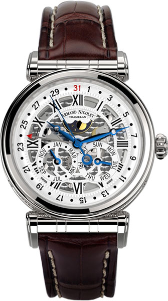 Фото «Швейцарские механические наручные часы Armand Nicolet A422AAA-AG-P974MR2»