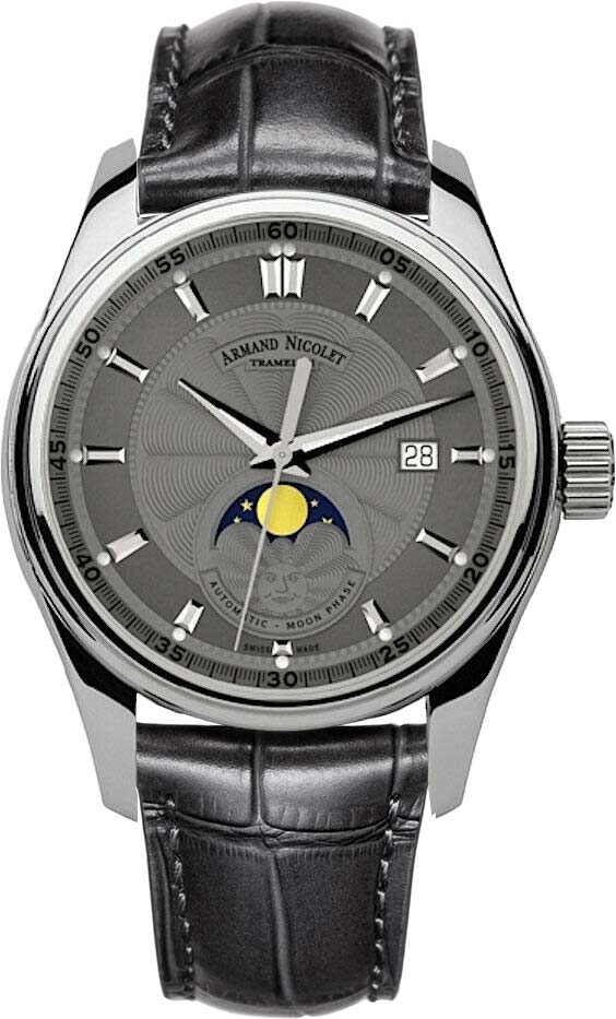 Швейцарские механические наручные часы Armand Nicolet A640L-GR-P840GR2