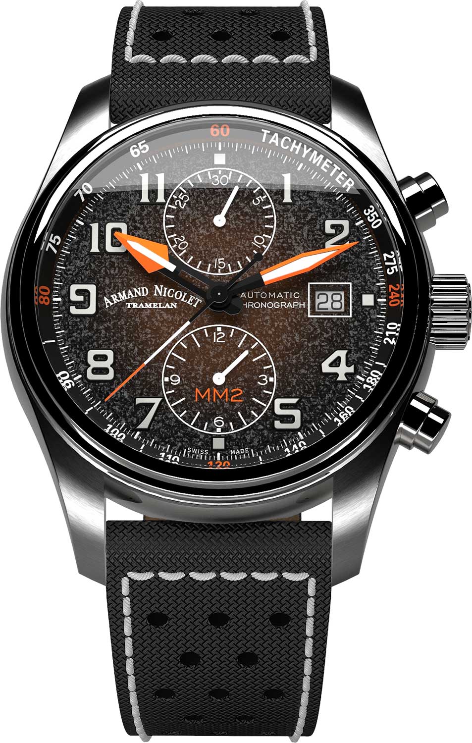 Швейцарские механические наручные часы Armand Nicolet A647P-KN-P0640NC8 с хронографом
