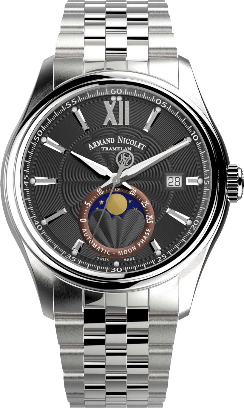 Швейцарские механические наручные часы Armand Nicolet A740L-NR-BMA22740A