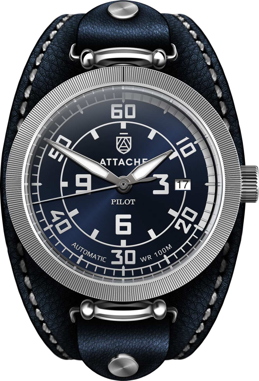     ATTACHE PILOT-STEEL-BLUE