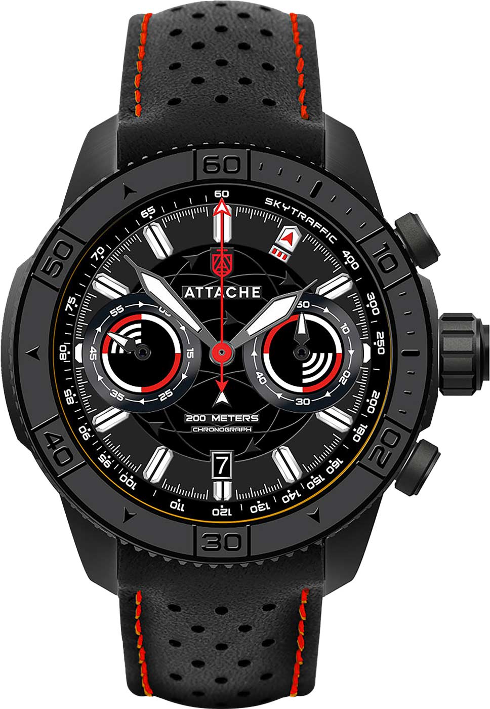 ���������� �������� ���� ATTACHE SKYTRAFFIC-CHRONO-BBLACK � �����������