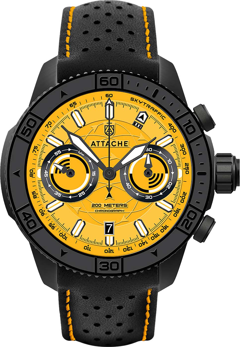 ���������� �������� ���� ATTACHE SKYTRAFFIC-CHRONO-BYELLOW � �����������