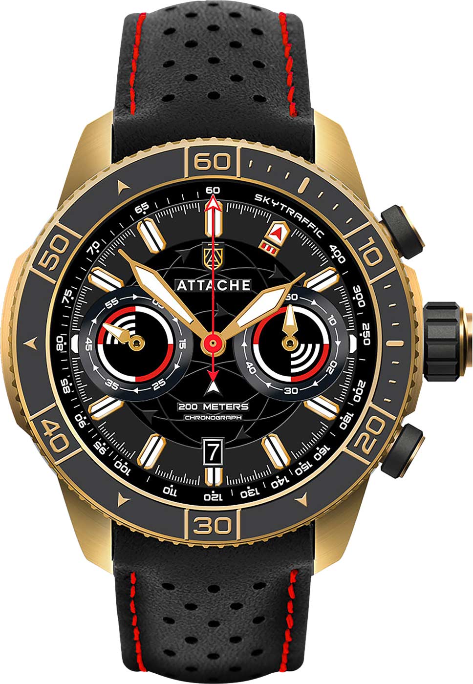 ���������� �������� ���� ATTACHE SKYTRAFFIC-CHRONO-GBLACK � �����������