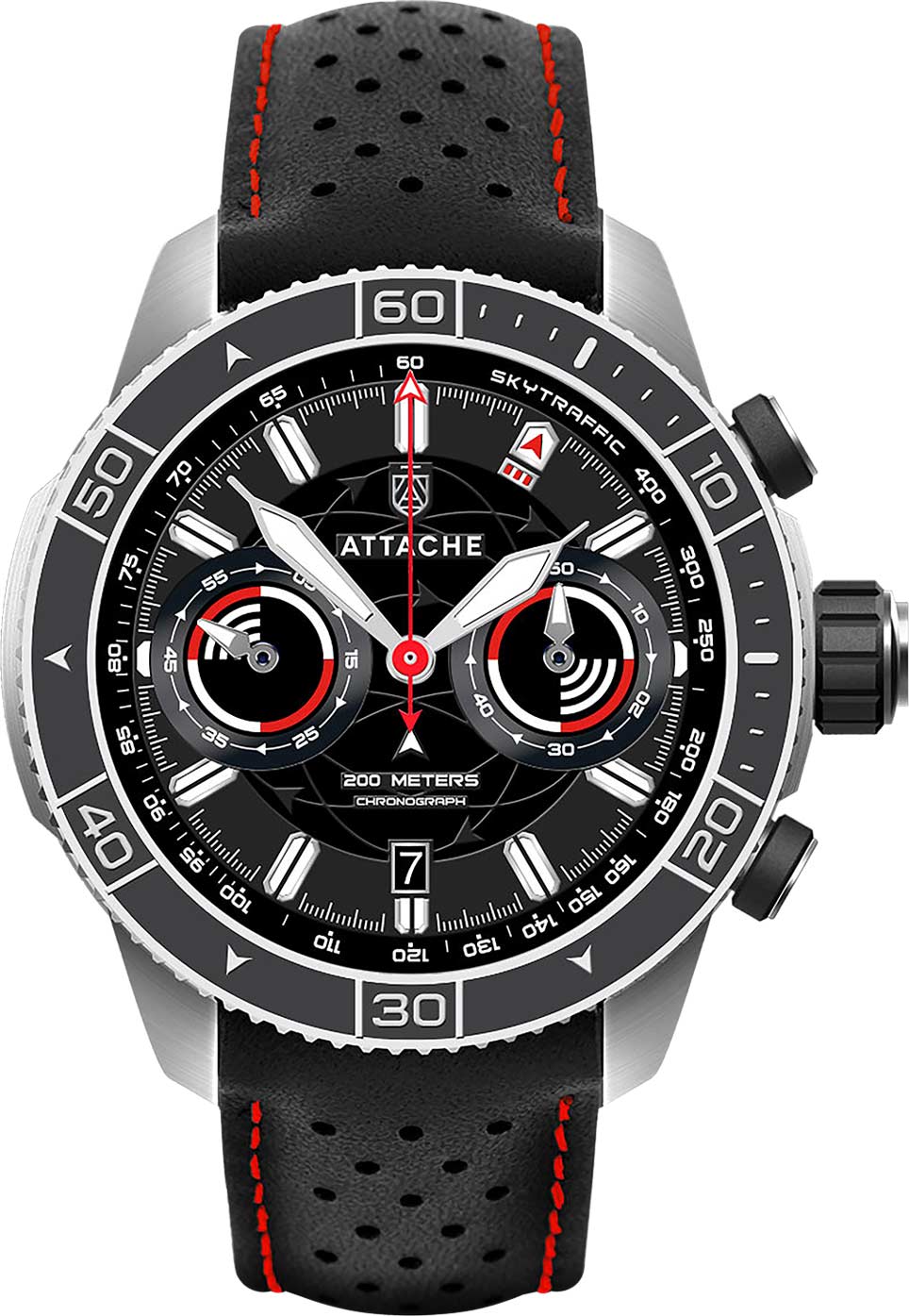 ���������� �������� ���� ATTACHE SKYTRAFFIC-CHRONO-SBLACK � �����������