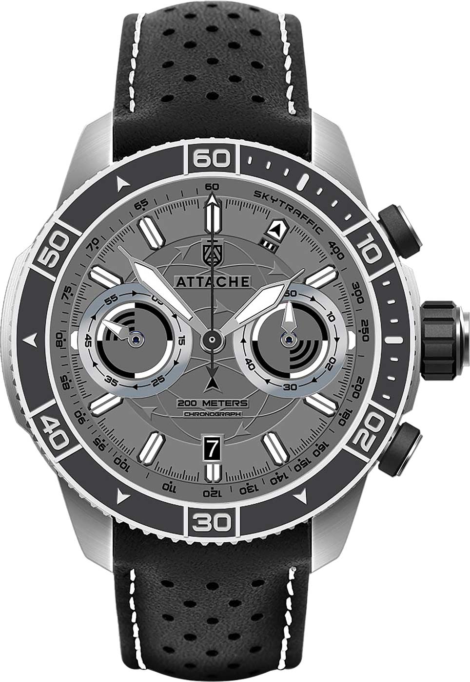 ���������� �������� ���� ATTACHE SKYTRAFFIC-CHRONO-SGRAY � �����������