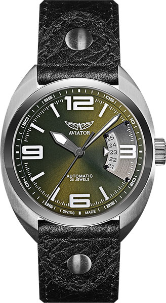 Швейцарские механические наручные часы Aviator R.3.08.0.092.4