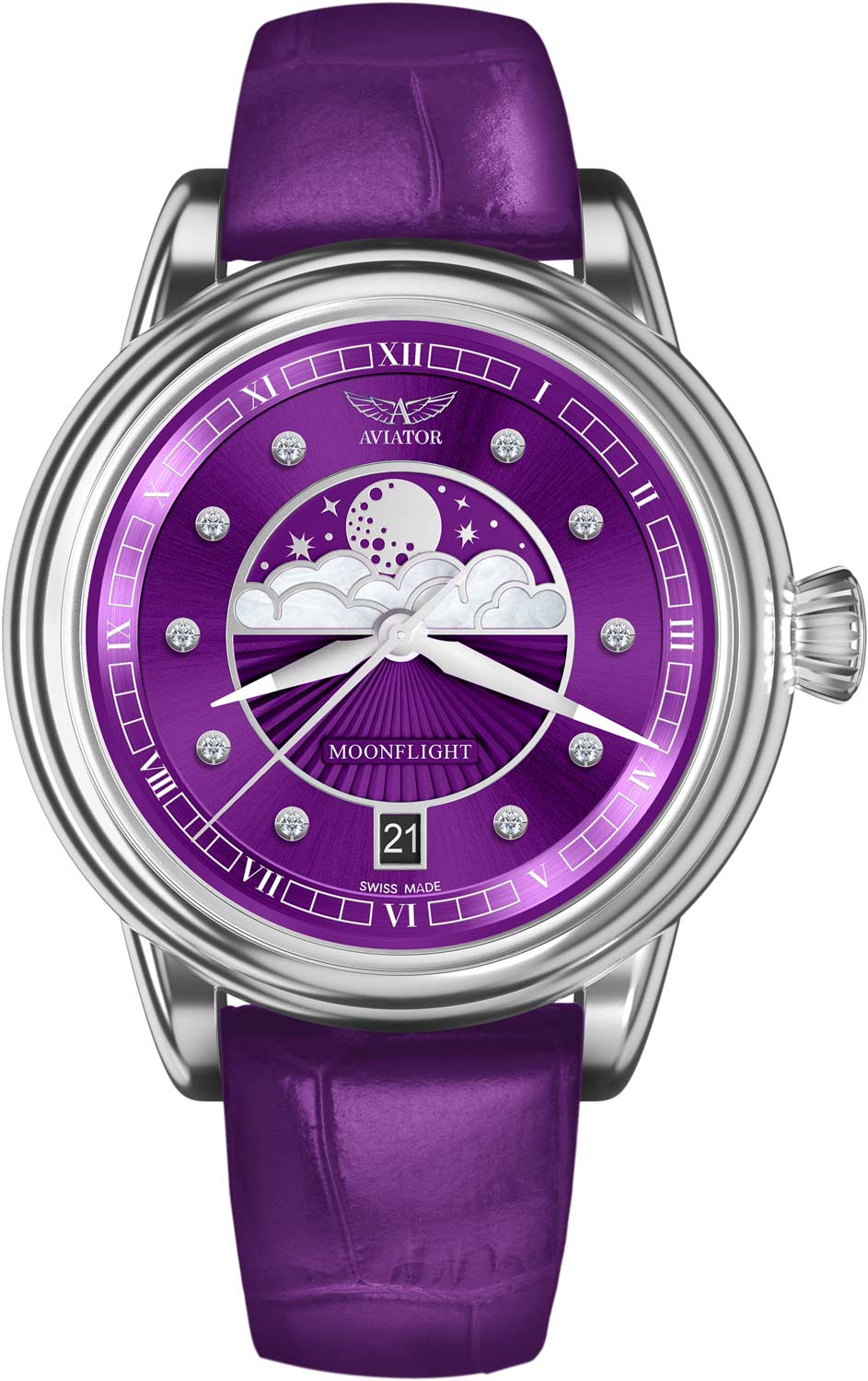 Швейцарские наручные часы Aviator V.1.33.0.361.4