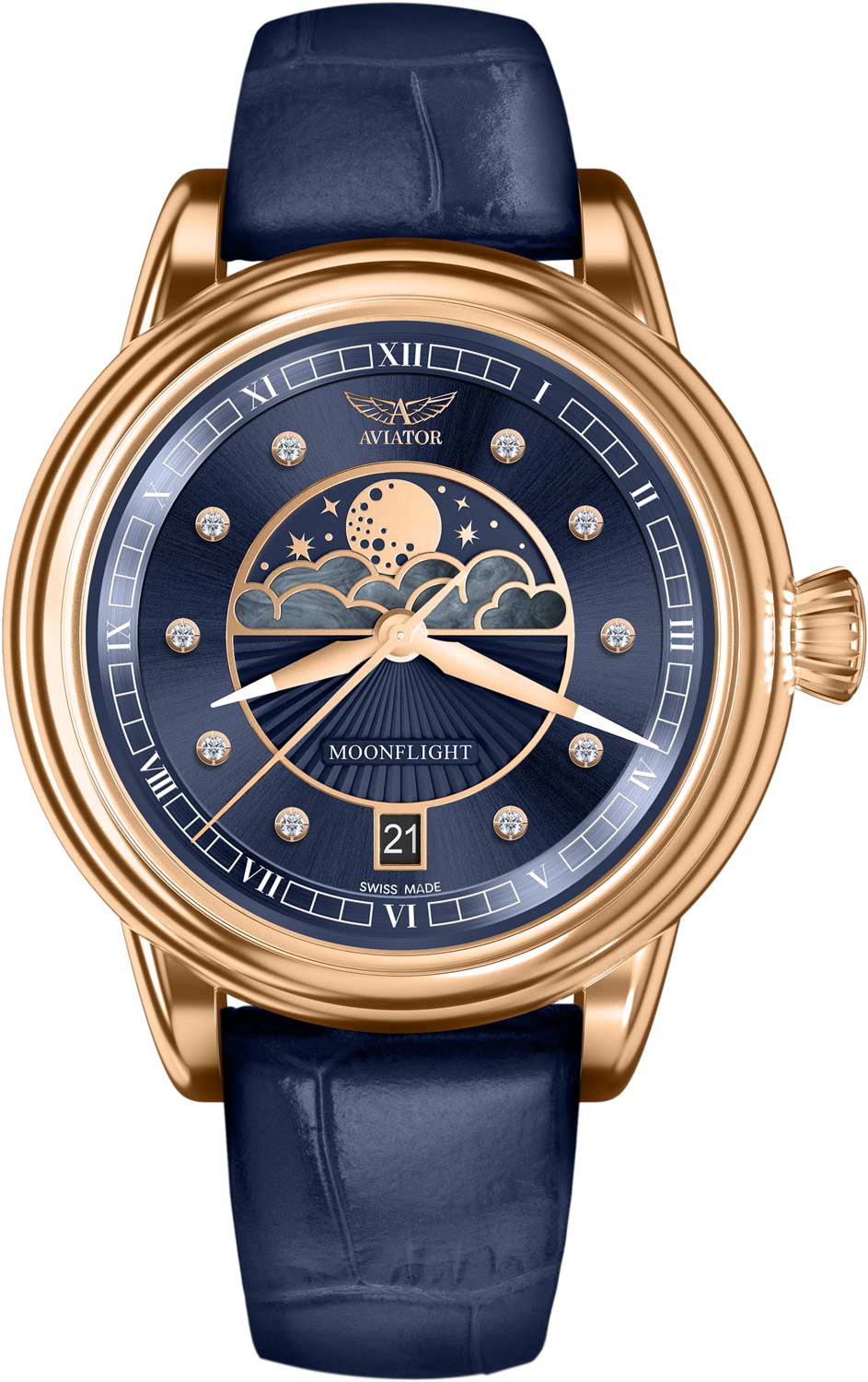 Швейцарские наручные часы Aviator V.1.33.2.380.4