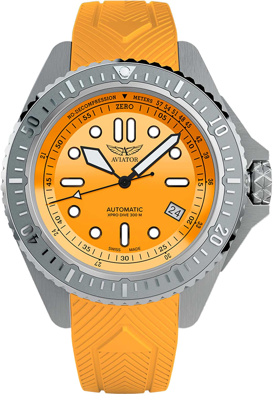 Швейцарские механические наручные часы Aviator V.1.43.0.365.0