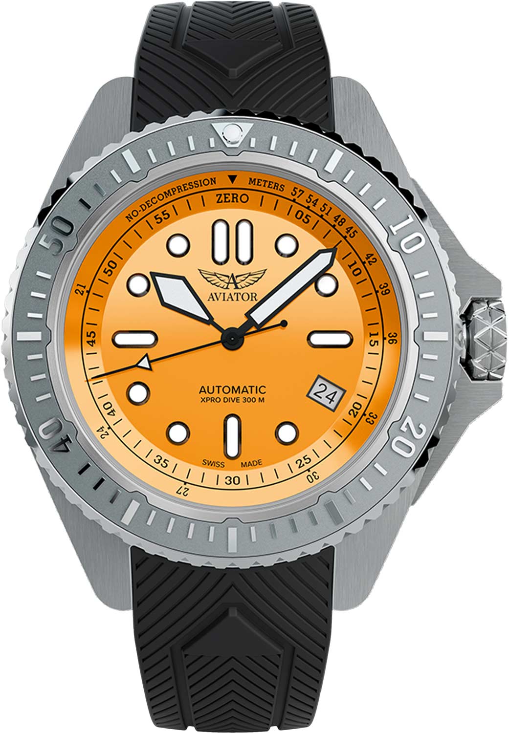 Швейцарские механические наручные часы Aviator V.1.43.0.365.6