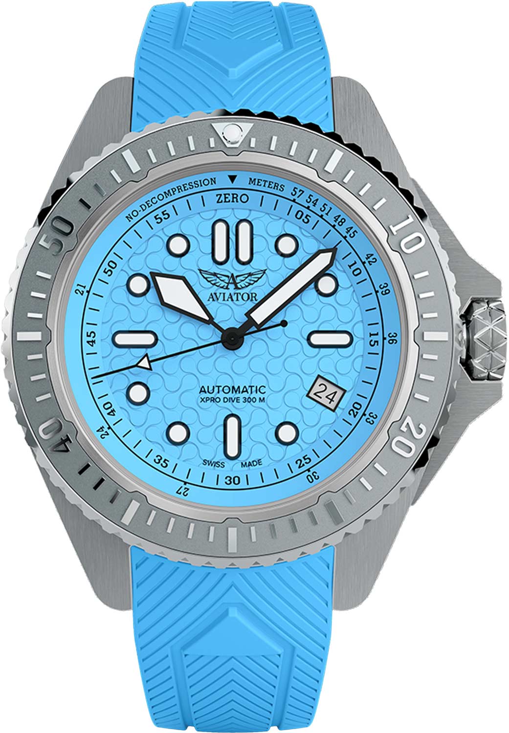 Швейцарские механические наручные часы Aviator V.1.43.0.366.0