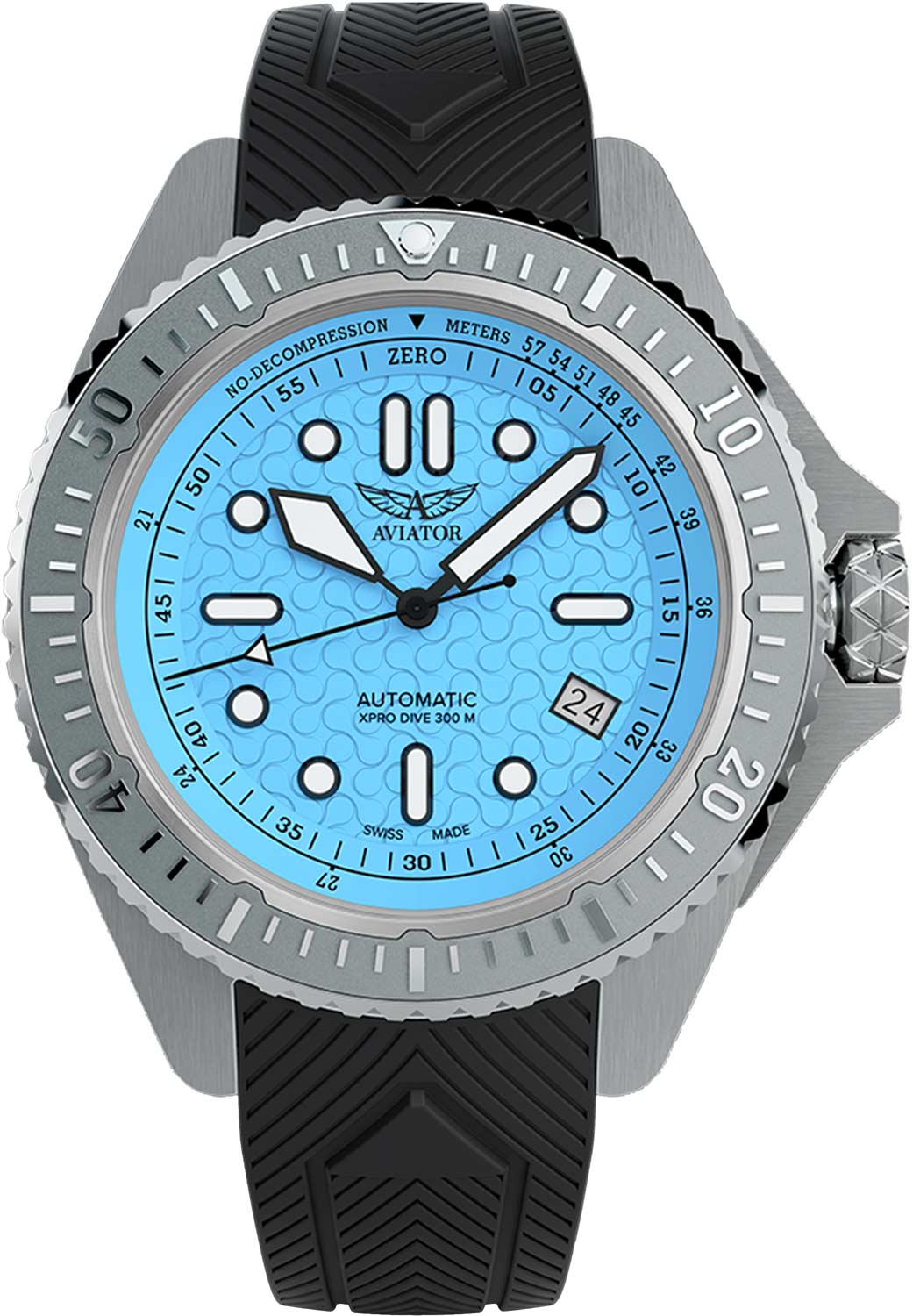 Швейцарские механические наручные часы Aviator V.1.43.0.366.6