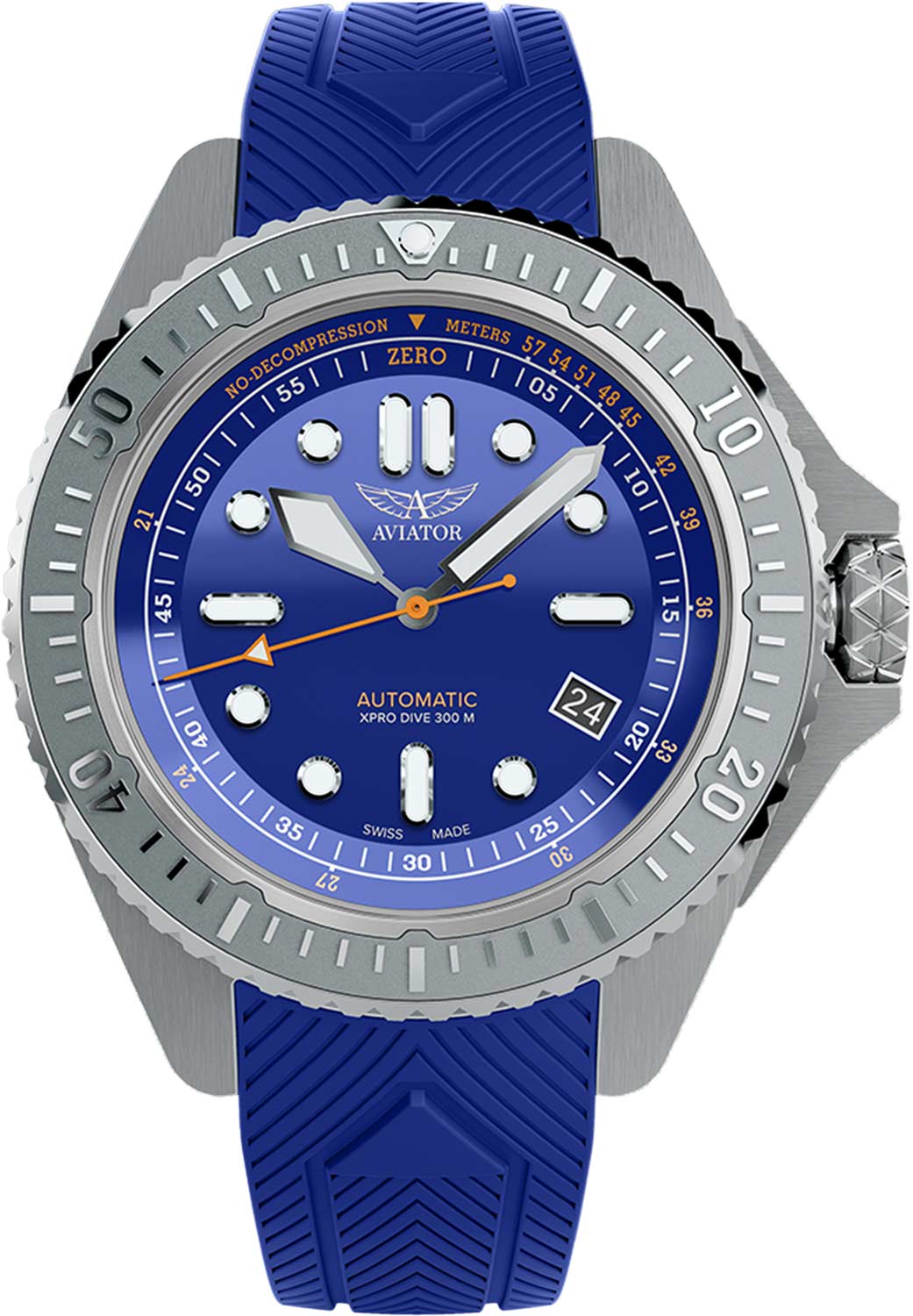 Швейцарские механические наручные часы Aviator V.1.43.0.367.6