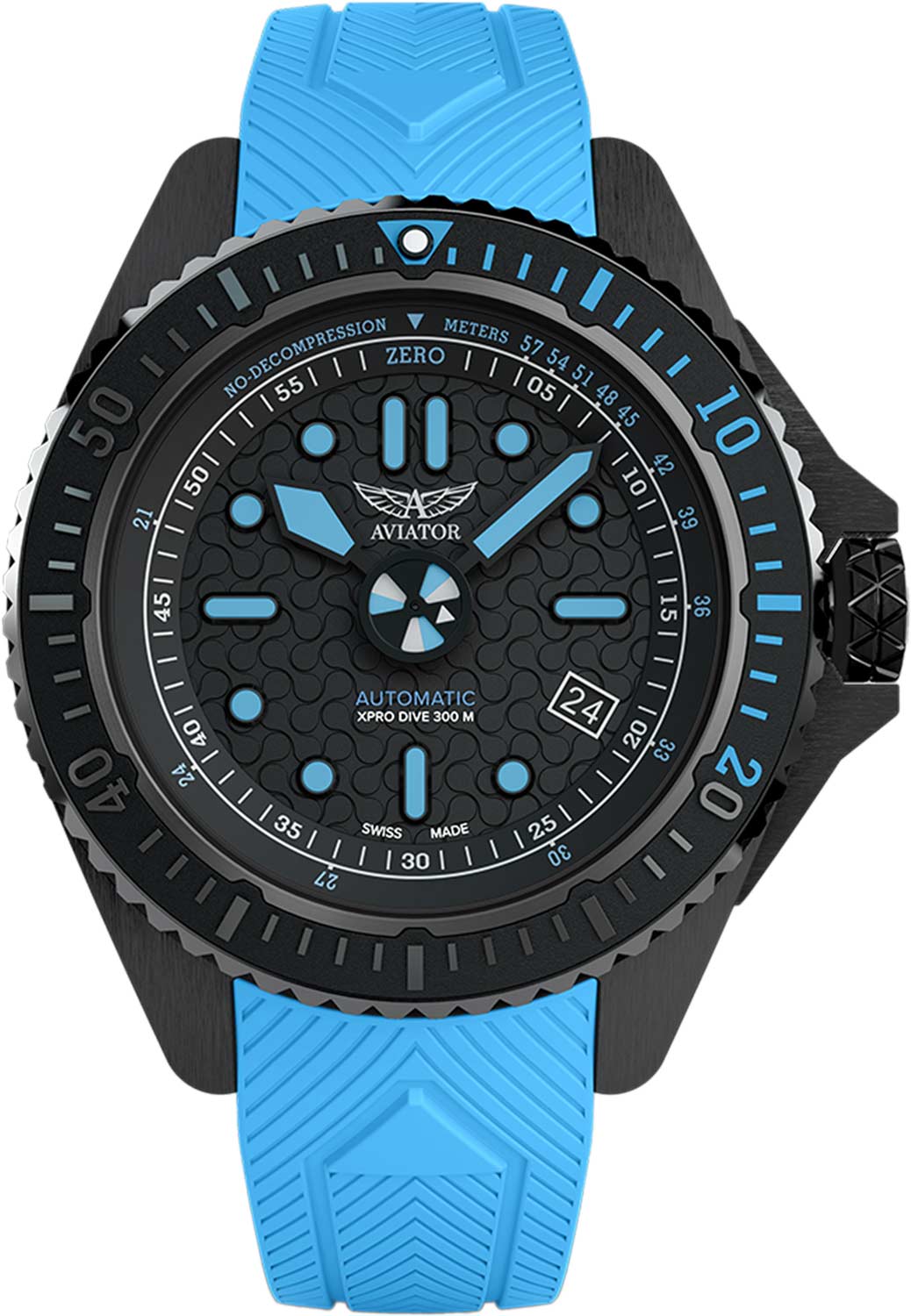 Швейцарские механические наручные часы Aviator V.1.43.5.369.0