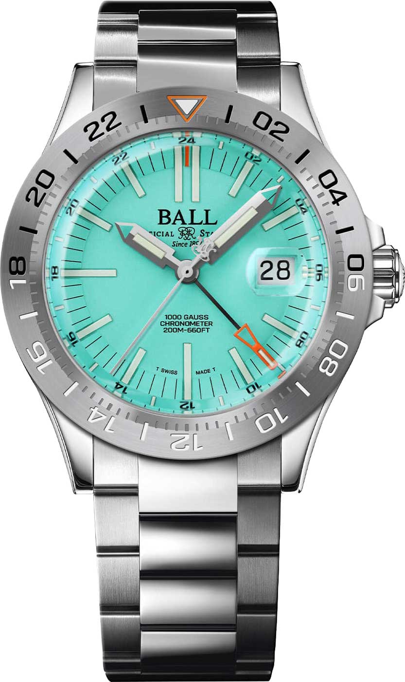 Швейцарские механические наручные часы BALL DG9000B-S2C-TQ