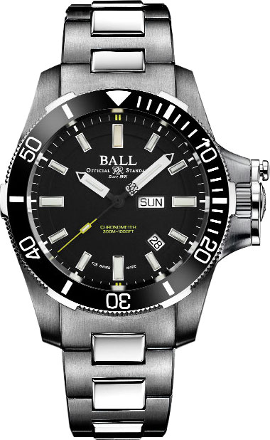 Швейцарские механические наручные часы BALL DM2236A-SCJ-BK