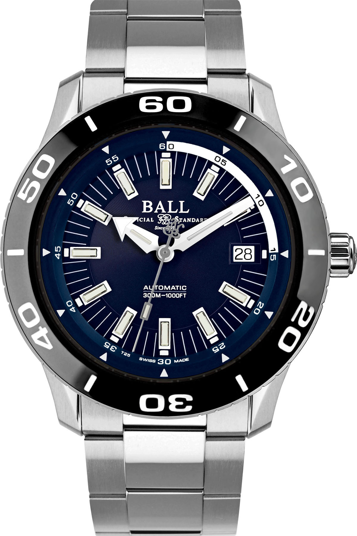 Швейцарские механические наручные часы BALL DM3090A-SJ-BE