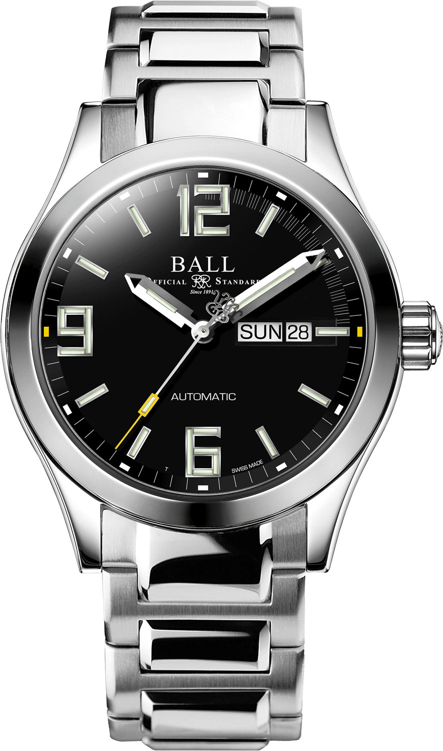 Швейцарские механические наручные часы BALL NM2028C-S14A-BKGR