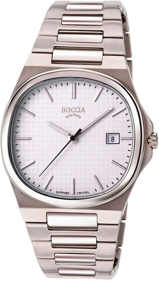 Титановые наручные часы Boccia Titanium 3657-01-ucenka