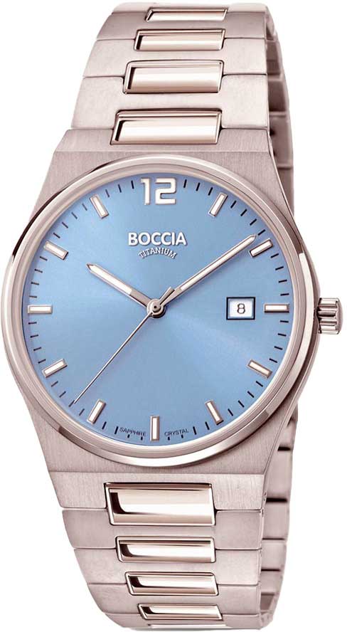 Титановые наручные часы Boccia Titanium 3661-01-ucenka
