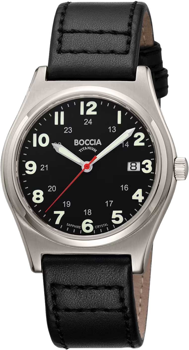 Титановые наручные часы Boccia Titanium 3674-01