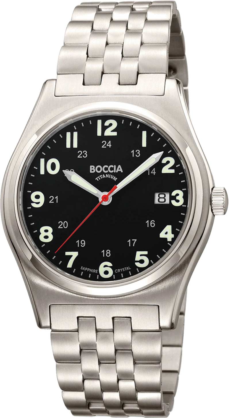 Титановые наручные часы Boccia Titanium 3674-02