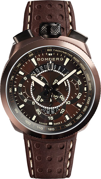Швейцарские наручные часы Bomberg BS45CHPBR.016.3 с хронографом