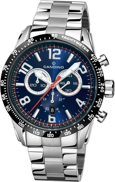Швейцарские наручные часы Candino C4429_B с хронографом