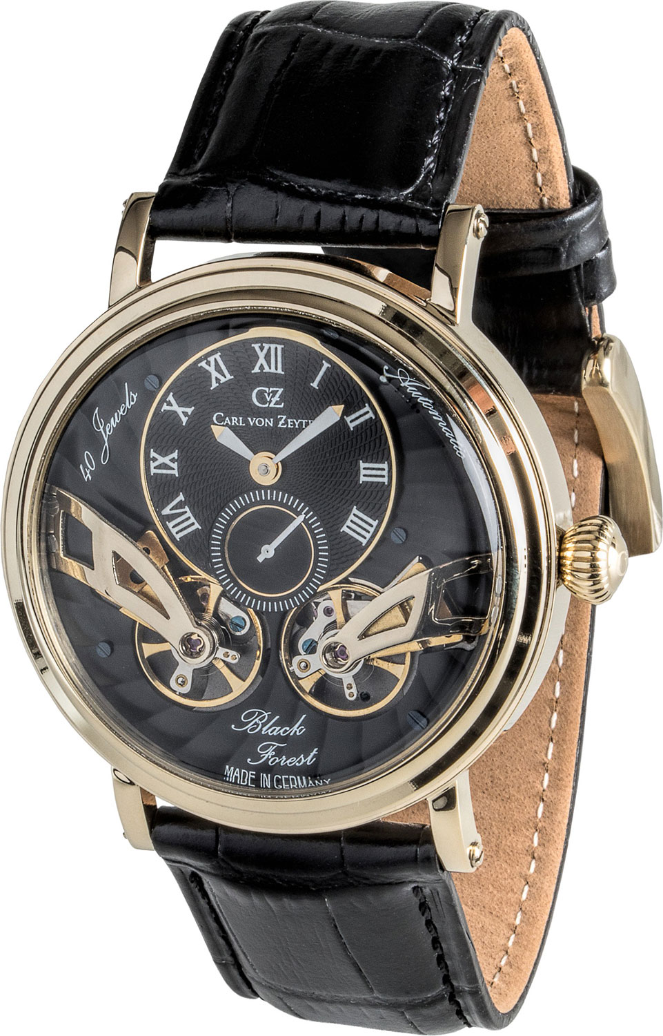 Механические наручные часы Carl von Zeyten CVZ0017GBK