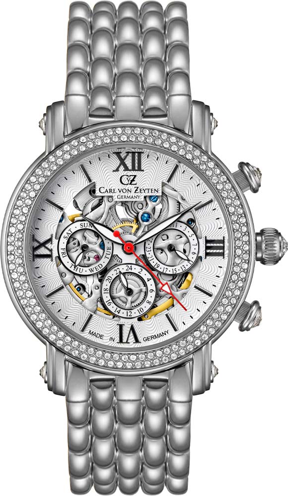 Механические наручные часы Carl von Zeyten CVZ0062WHMS