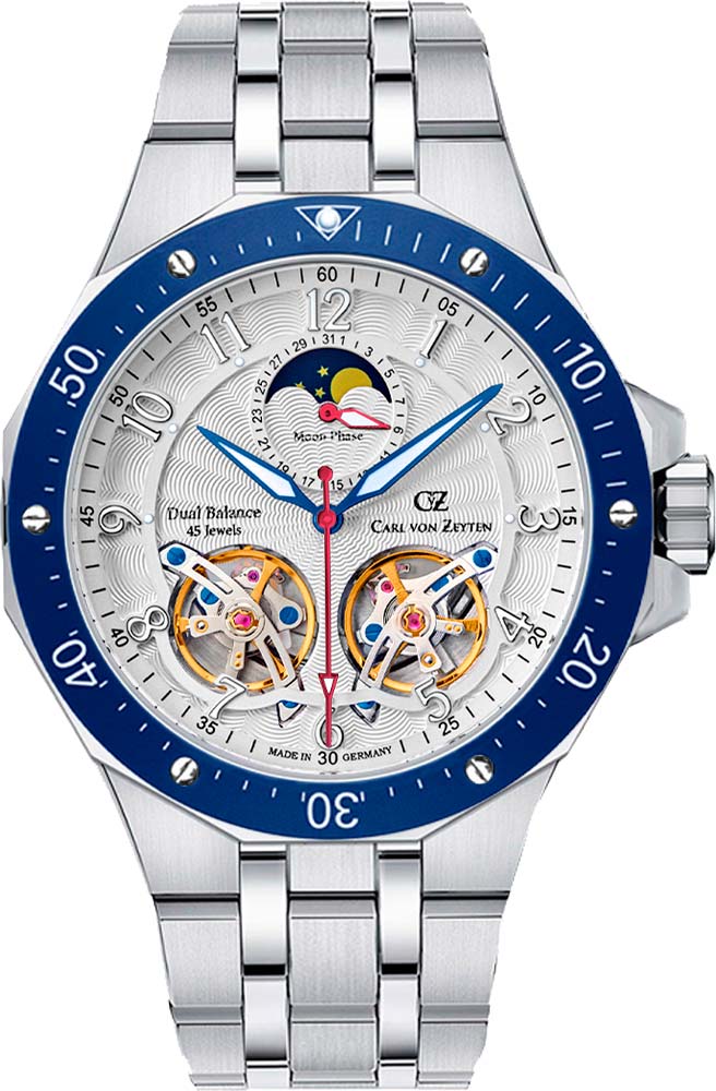 Механические наручные часы Carl von Zeyten CVZ0093WHMS