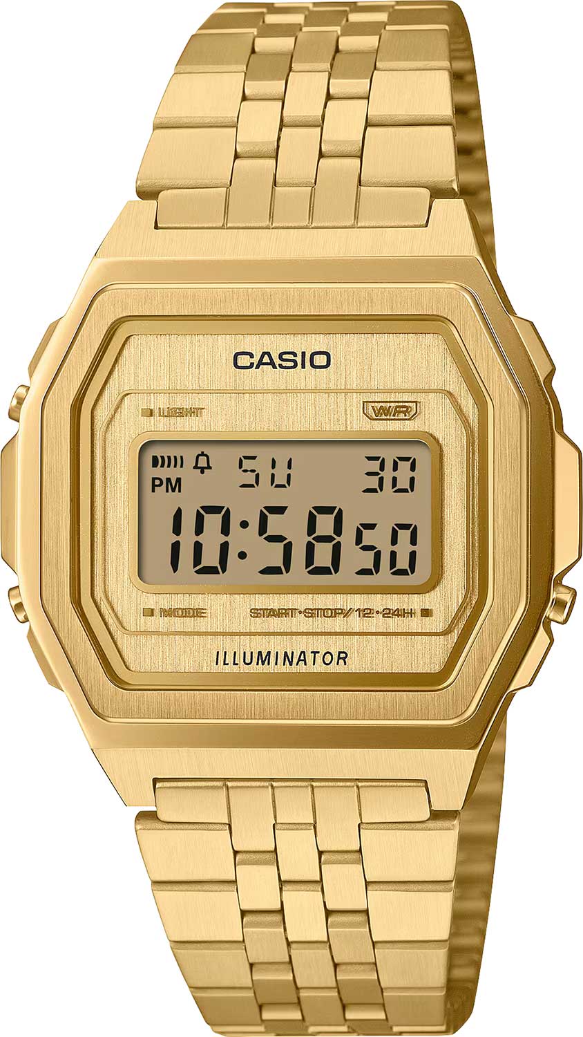 Японские наручные часы Casio Vintage A1000G-9EF с хронографом