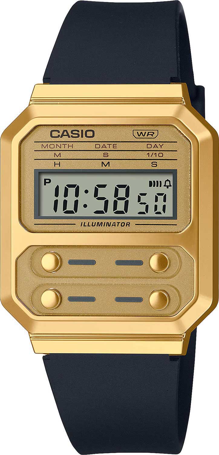 Японские наручные часы Casio Vintage A100WEFG-9A-ucenka-1 с хронографом