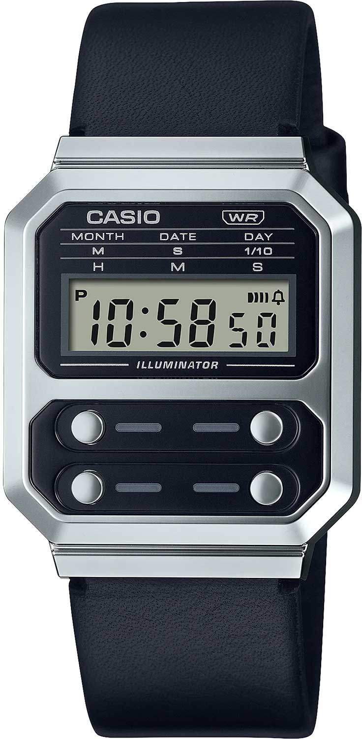 Японские наручные часы Casio Vintage A100WEL-1A-ucenka с хронографом