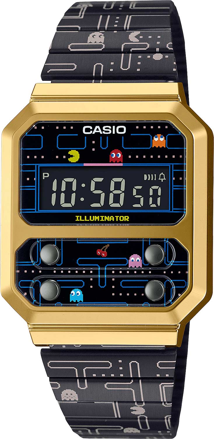 Японские наручные часы Casio Vintage A100WEPC-1BER с хронографом