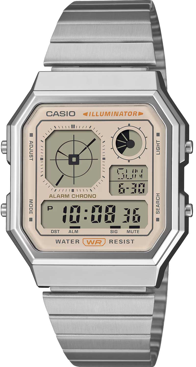 Японские наручные часы Casio Vintage A130WE-9A с хронографом