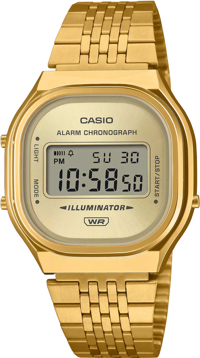 Японские наручные часы Casio Vintage A140WEG-9A с хронографом