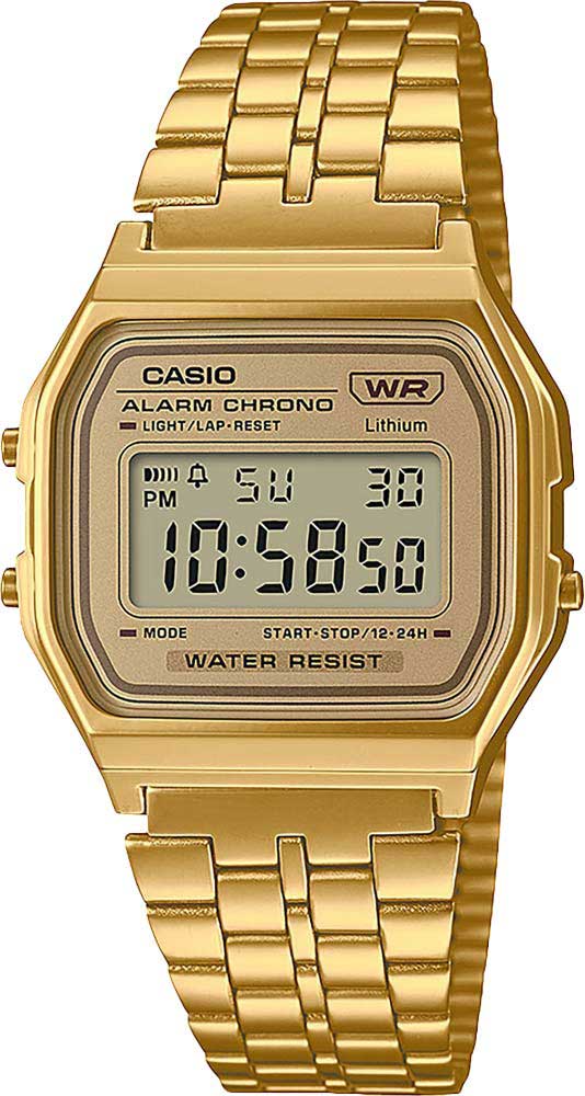 Японские наручные часы Casio Vintage A158WETG-9AEF-ucenka с хронографом