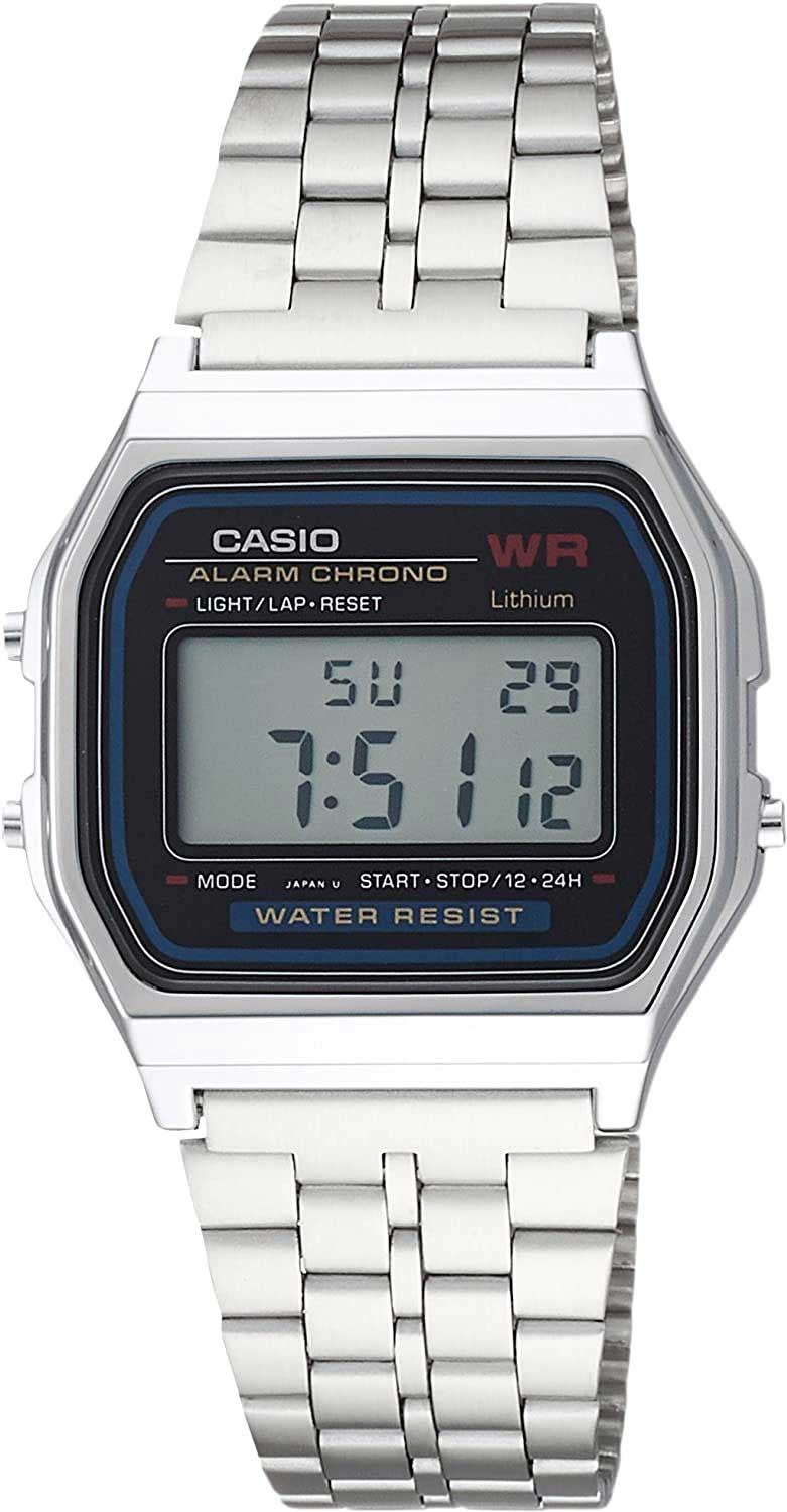 Японские наручные часы Casio Vintage A159WA-N1-ucenka с хронографом