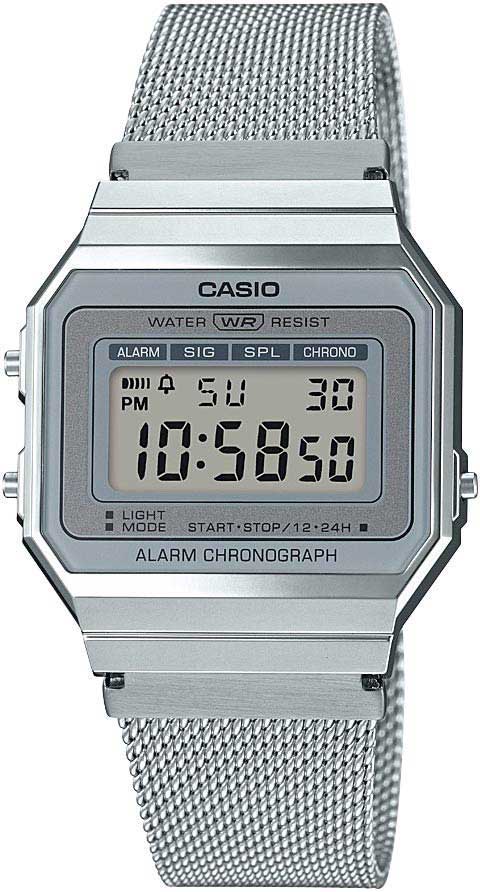 Японские наручные часы Casio Vintage A700WEM-7AEF-ucenka-1 с хронографом