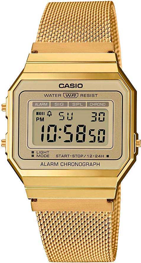 Японские наручные часы Casio Vintage A700WEMG-9AEF-ucenka-2 с хронографом